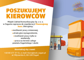 Miejski Zakład Komunikacyjny w Żaganiu poszukuje KIEROWCÓW.