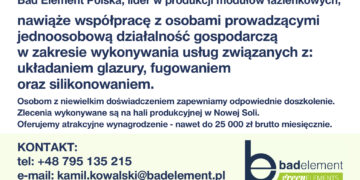 BAD ELEMENT Z NOWEJ SOLI SZUKA FIRM DO WSPÓŁPRACY