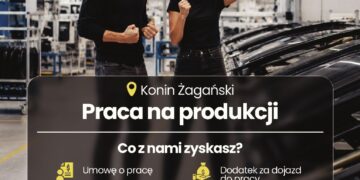 PRACA W KONINIE ŻAGAŃSKIM