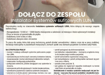 FIRMA WINNCARE Z JASIENIA POSZUKUJE INSTALATORA