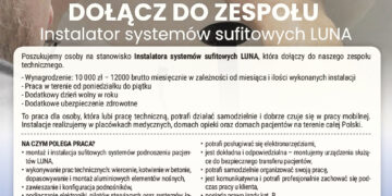 FIRMA WINNCARE Z JASIENIA POSZUKUJE INSTALATORA